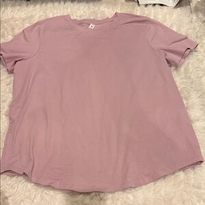 lululemon athletica Light Purple Short Sleeve Tee